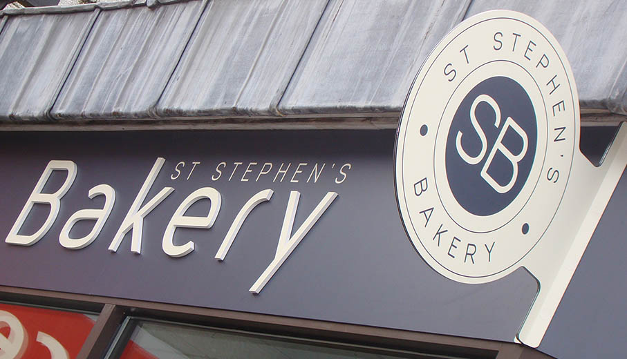 St Stephens Bakery Sign Project More Creative