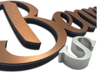 3D cut Signage