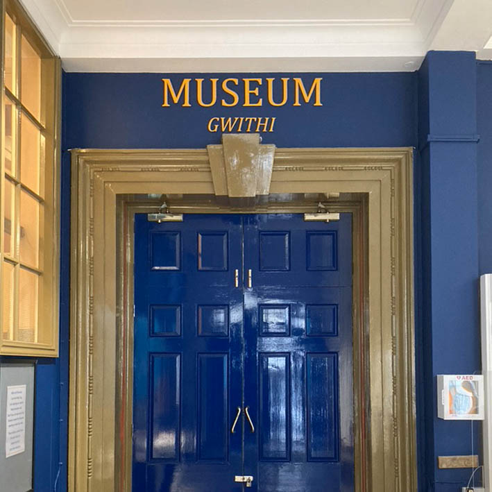 Truro Museum signage for the Royal Cornwall Museum