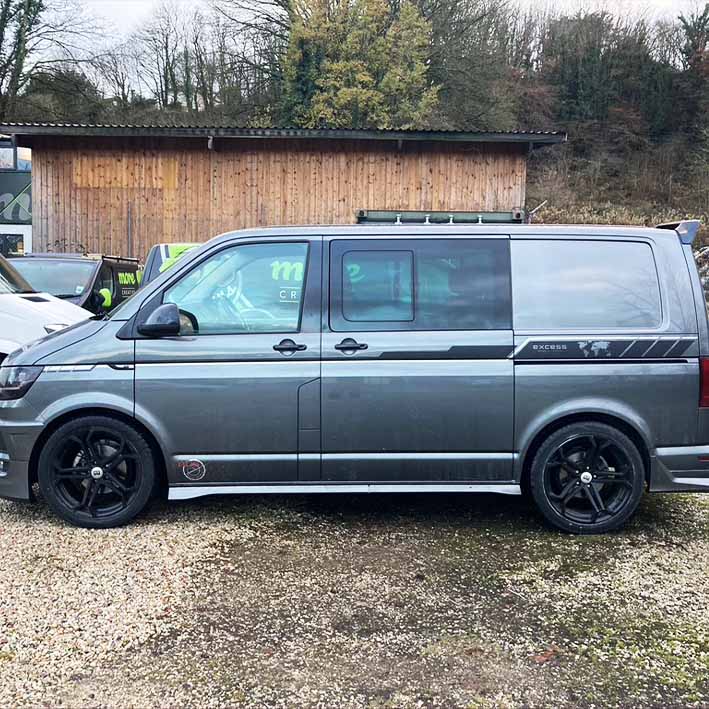 Custom T6 van detailing in Devon